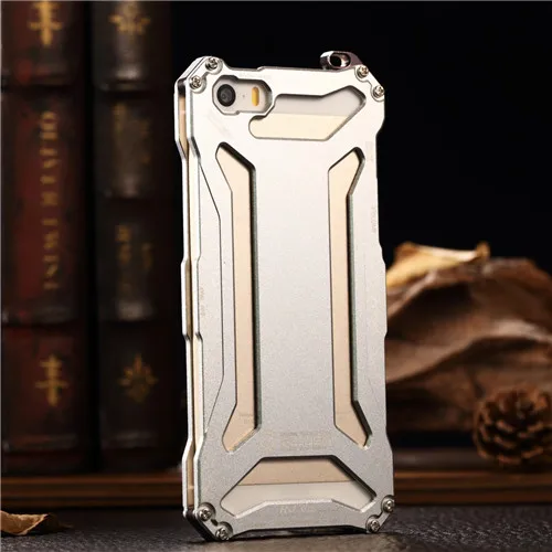 Чехол из сплава для iPhone SE, металлический защитный чехол для Apple iPhone 5, 5S, 5C, 4,0 дюймов, алюминиевый защитный бампер Gundam - Цвет: as picture