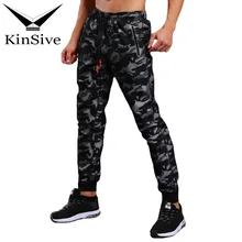 Высокое качество Jogger камуфляж тренажерные залы Штаны Для мужчин Фитнес Бодибилдинг Camo Штаны бегунов Костюмы пот Штаны повседневные штаны