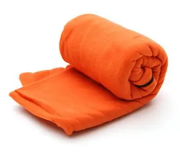 Открытый кемпинг спальный мешок из флиса Многофункциональный внутренний спальные мешки AT6109 - Цвет: Оранжевый