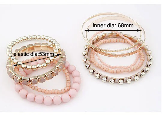 Женский дизайнерский браслет LEMOER в богемном стиле яркие модели 2019|bangle jewelry|bead