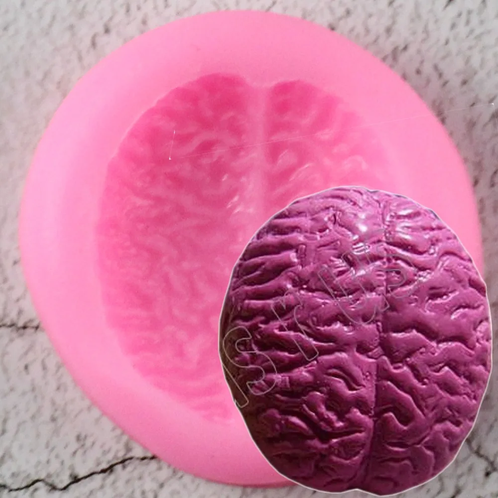 

Brain Cake Decorative Silicone Mold Fondant Cookie Chocolate Mould Candy Cake Pudding Muffin Molds DIY Baking Tools