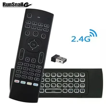 MX3 pro Fly air mouse с подсветкой и голосовым микрофоном 2,4G Беспроводная мини-клавиатура с ИК-обучением Расширенный пульт дистанционного управления pk w1