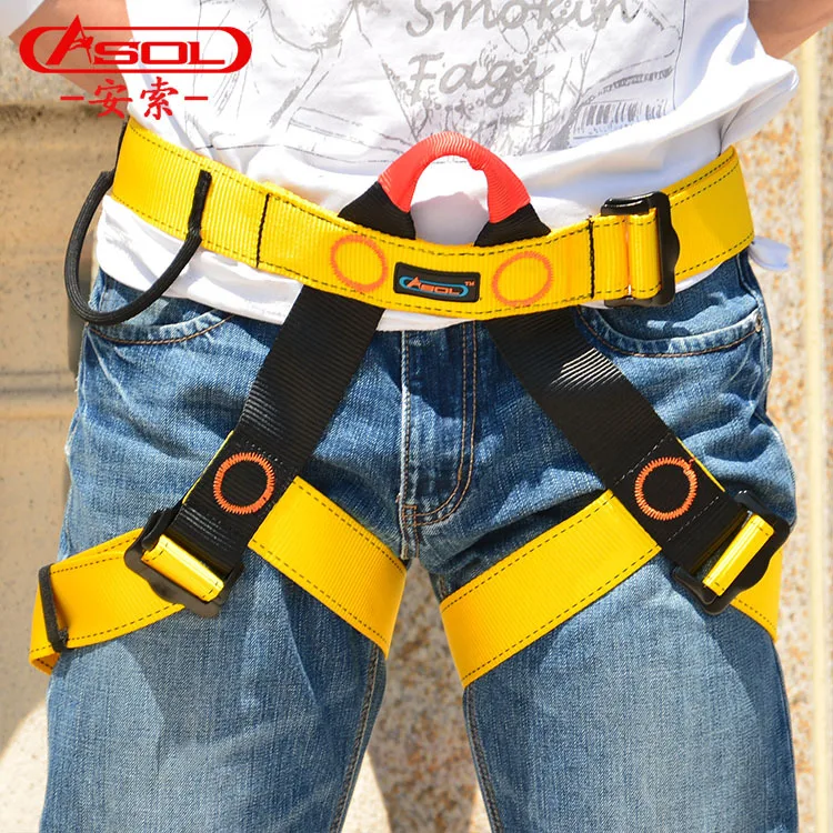 Rock climbing seated belts extend fire downhill aerial work safety belt