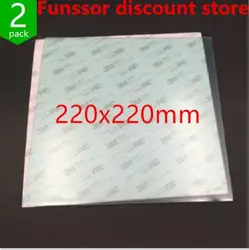 Funssor 220x220 мм пей 3D печати построить лист 9080A клейкая лента 3D-принтеры построить поверхность 0,4 мм толщиной Полиэфиримид