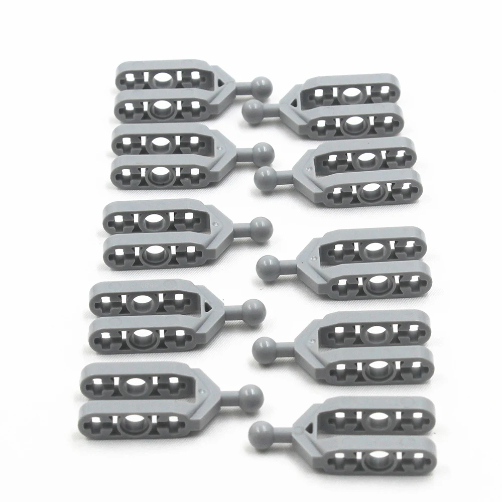 MOC Technic 10pcs Technic STEERING KN. ARM W B. DIA5,9 compatible with lego MOC4211711