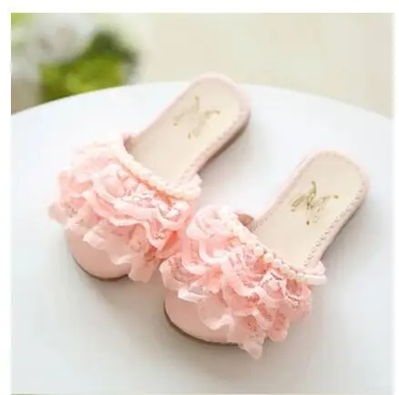New arrival girls sandals fashion summer child shoes high quality cute girls shoes design casual kids Beaded sandals
