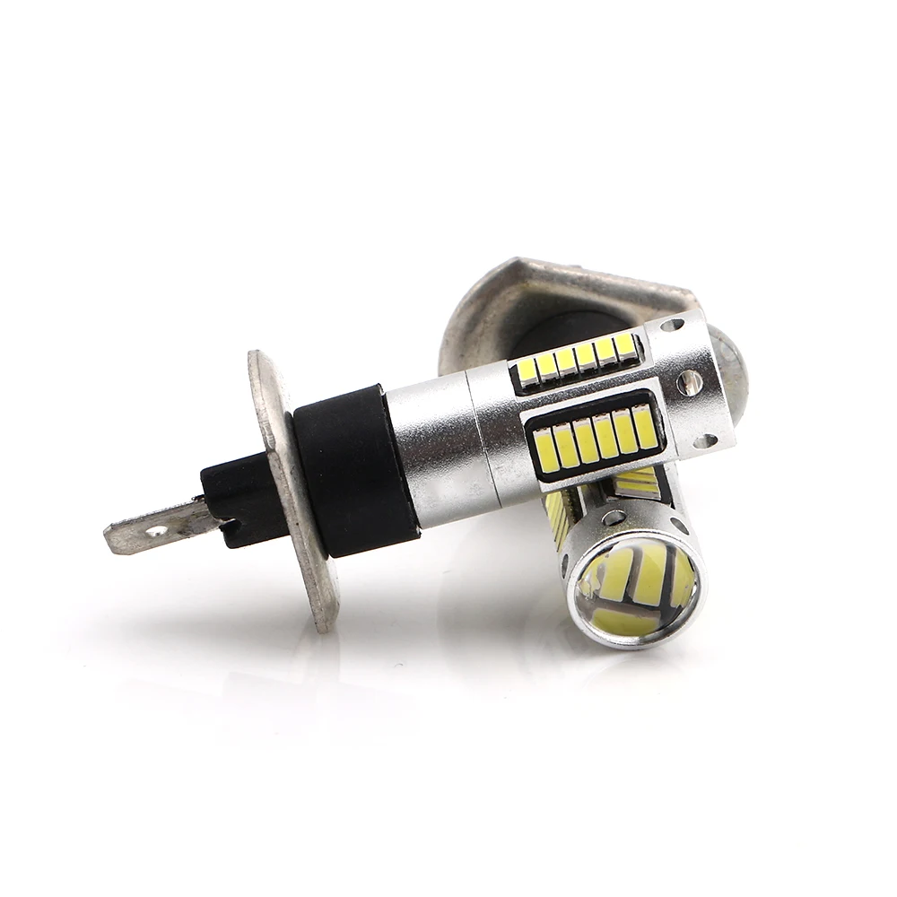 YM E Bright 1 шт. светодиодный противотуманный светильник фары H1 H3 4014 30 для SMD стайлинга
