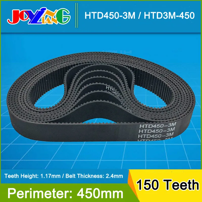 450mm Rubber Synchronized Belt HTD450-3M 150 Tooth Circular Arc Drive Timing | Обустройство дома