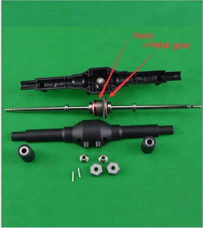 Wltoys 12423 12428 RC автомобиль модернизированные Запасные детали задней оси коробка