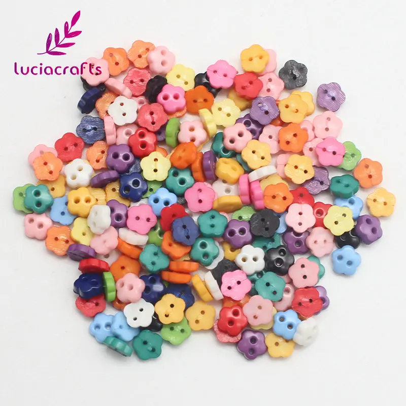 Lucia crafts 50 шт. мульти-форма 2 отверстия пуговицы из полимерной глины для скрапбукинга одежда Декоративная Кнопка DIY Швейные аксессуары E0404