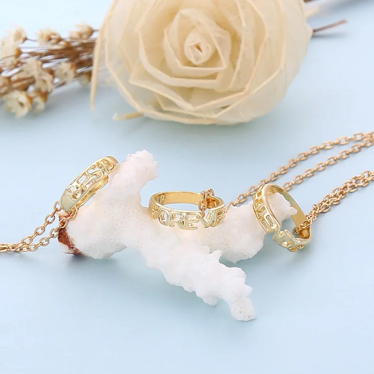 3 шт./комплект колье с подвеской Best Friends Forever|best friends forever necklace|friends necklacesbff necklace |
