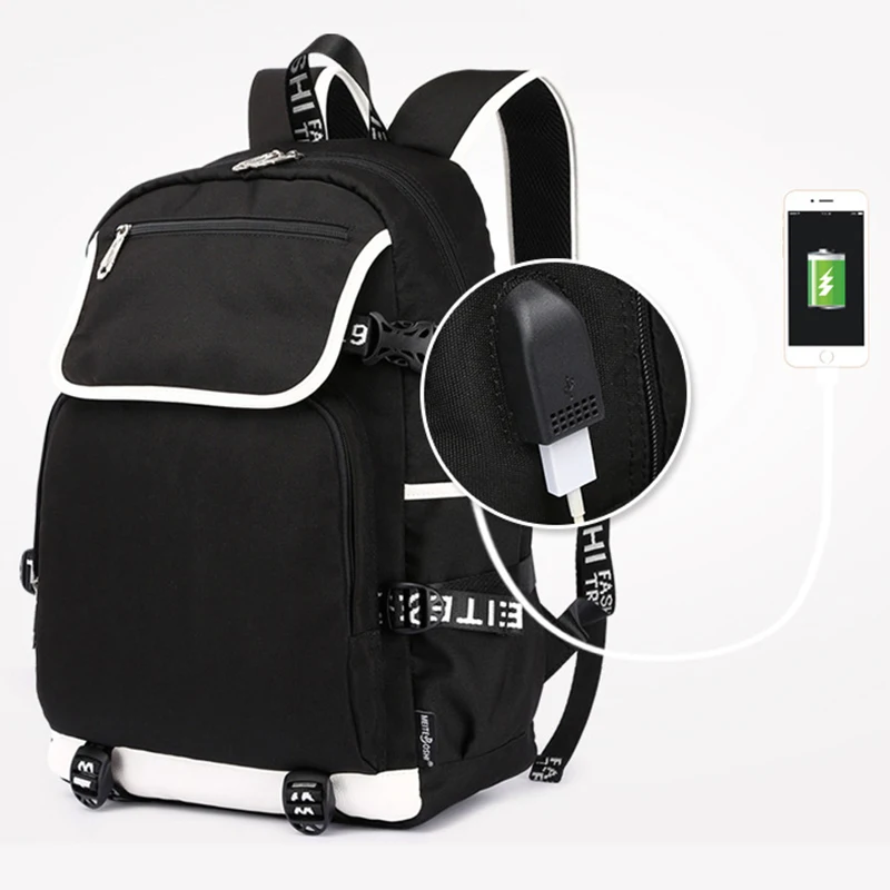 

men's waterproof oxford usb charging backpack leisure backpack travel sports pack schoolbag bookbag school bag for male 2019