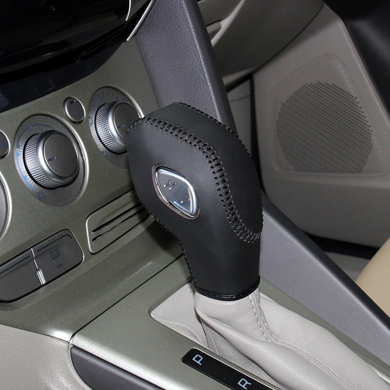 black gear shift knob cover for Ford Focus 3 KUGA Escape