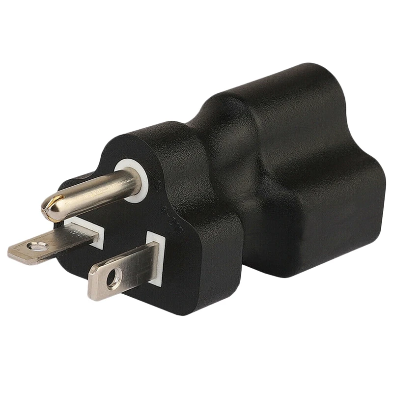 

Pa-0202 Nema 5-20P Male To 5-15R/20R Female Adapter,20 A To 15A T-Blade Adapter Converter Us Plug