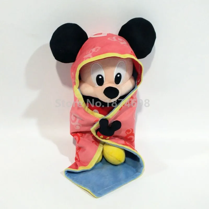 Плюшевые пеленки для младенцев с Микки и Минни 28 см|baby plush|mickey minniekids toys |