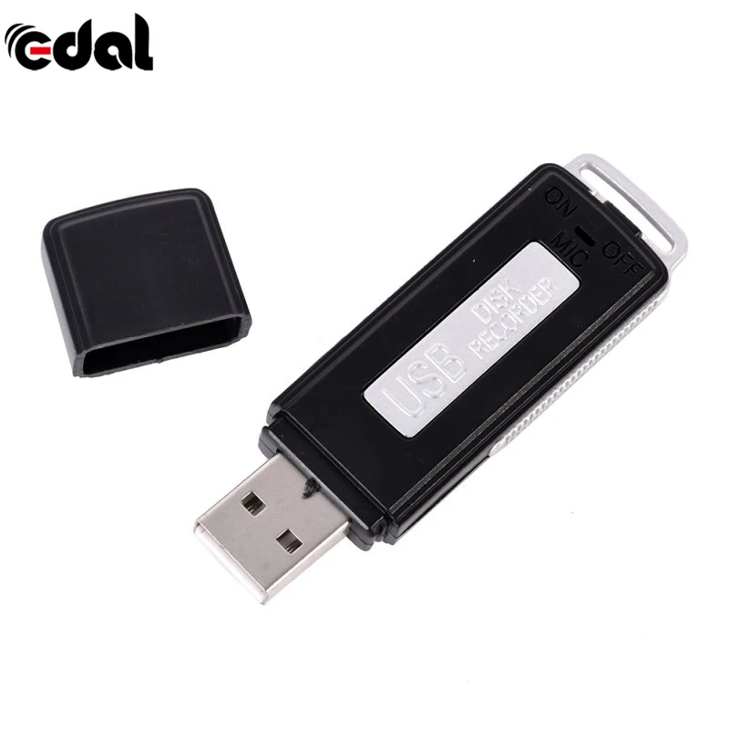 

Mini 8GB Recording Pen Flash Drive Disk Digital Audio Voice Recorder 2 in 1 70 Hours Portable Mini Recording Dictaphone