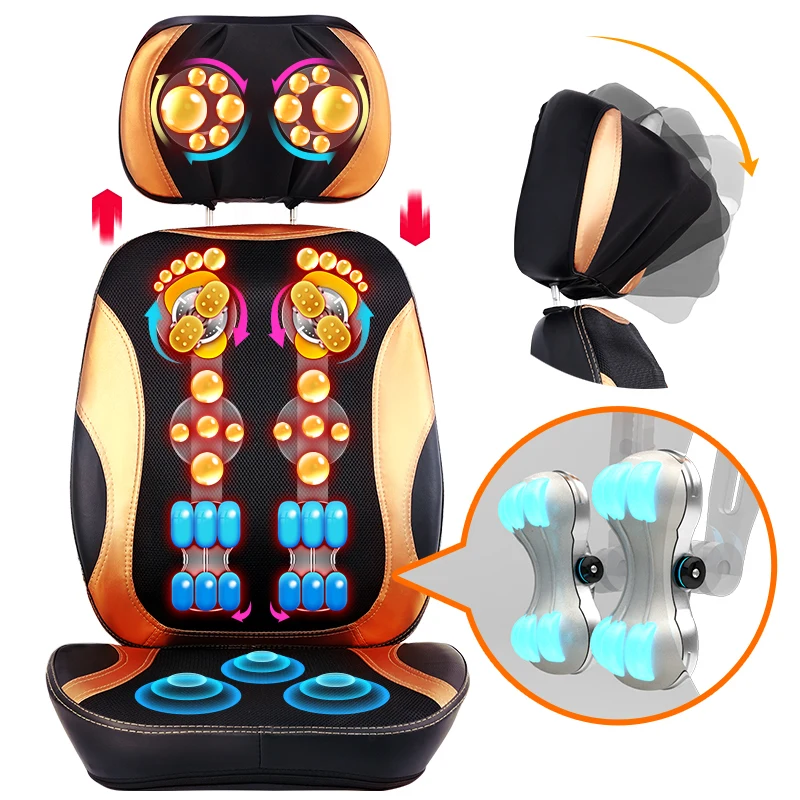 In cervical vertebra massager multifunctional pillow neck waist massage pad back home massage cushion cushion
