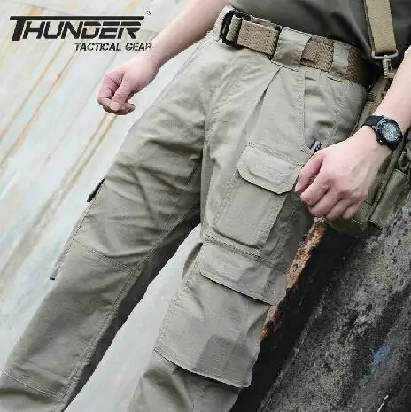 IX10 Mens Cargo Pants Men Army Military Lightweight