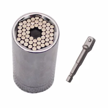 

Torque Wrench Head Set Socket Sleeve 7-19mm Power Drill Ratchet Bushing Spanner Key Gator Magic Grip Multi Hand Tools