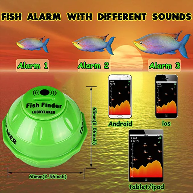 Beruntung Wifi Nirkabel Ikan Finder 50m 12 Bahasa Sonar Fishfinder Aplikasi Android Ios Ikan Laut Mendeteksi Finder Sonar Untuk Fishing C5 Fish Finders Aliexpress