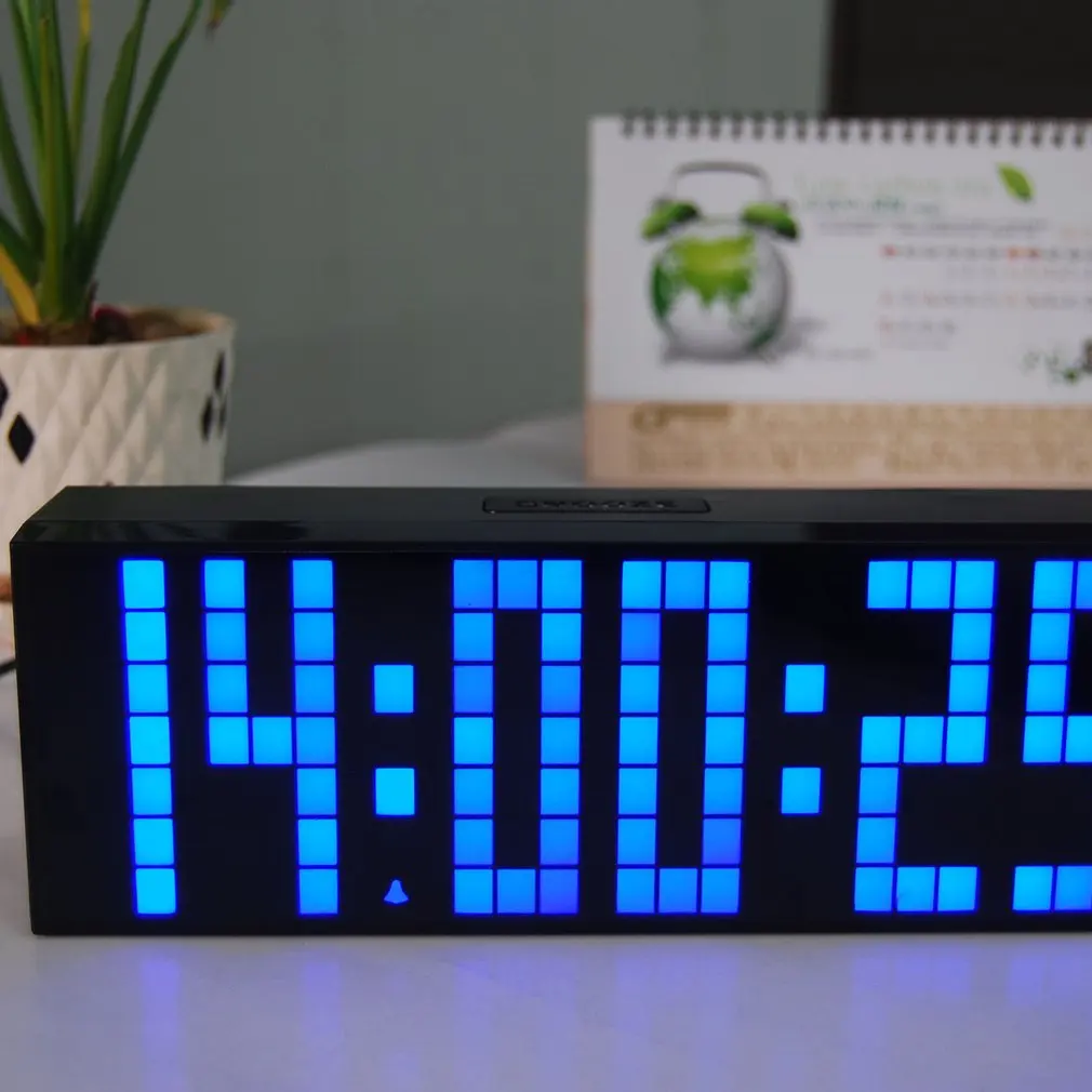 

Led Alarm Clock Digital Electronic Desk Clock Display Temperature Table Clocks Alarm Electronic Clock