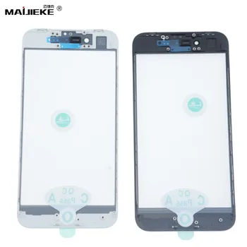 

MAIJIEKE Glass For iPhone 8 plus Screen Front Glass Lens with frame+OCA for iphone 8 Ear mesh Outer Touch Panel Replacement