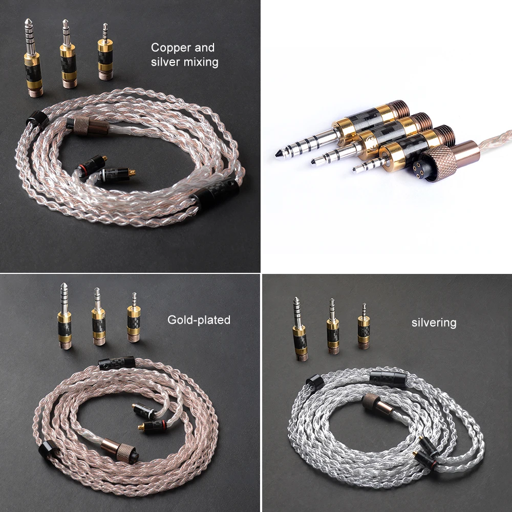 Обновленный MMCX кабель для Shure SE215 SE425 SE535 SE846 UE900 гарнитура наушников 2 5 мм 4 Баланс 3