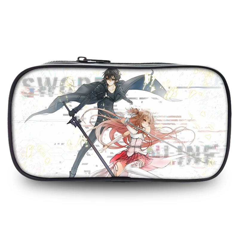 SAO Sword Art Online Аниме Кошелек 8 дюймов пенал школьные принадлежности канцтовары