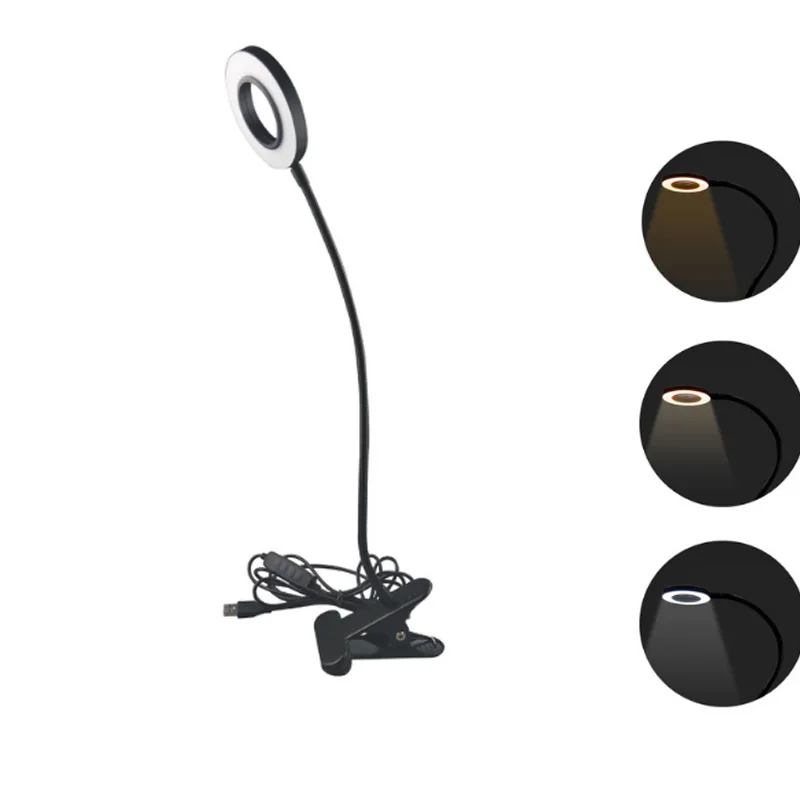 reading light with clamp