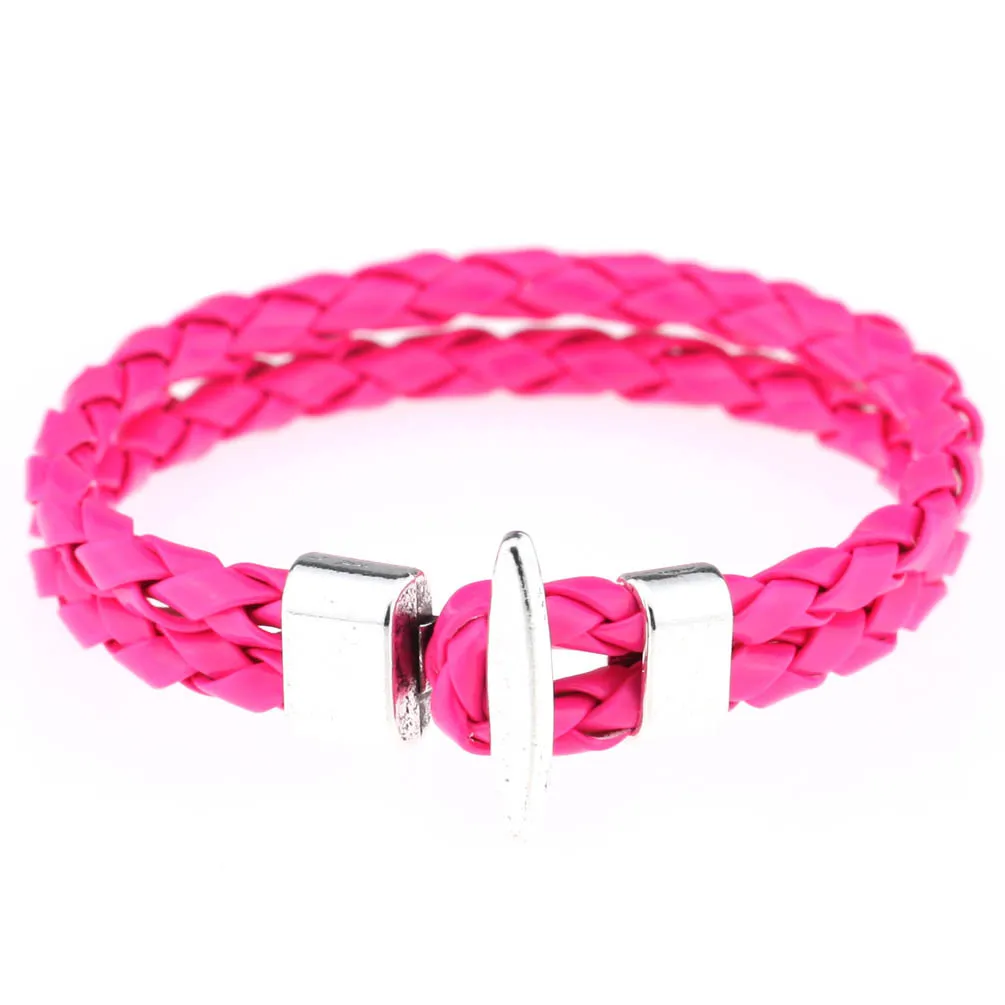 2018 جديد أزياء أسود اللون مرساة أساور الرجال سحر بقاء حبل سلسلة سوار Paracord الذكور التفاف المعادن الرياضة السنانير