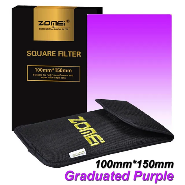 Best Offers New Zomei Gradual Purple Square Filter 100*150mm 100mm*150mm Lens Filter for Cokin Z-PRO Series Lee Hitech 4X6" Holder 100x150mm Best Offers New Zomei Gradual Purple Square Filter 100*150mm 100mm*150mm Lens Filter for Cokin Z-PRO Series Lee Hitech 4X6" Holder 100x150mm