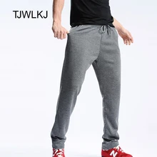TJWLKJ Мужские штаны для бега Повседневное Свободные тренировочные брюки Мужская одежда для фитнеса брюки однотонные спортивные тренировки Длинные Штаны