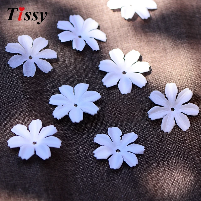 100pcs White Artificial Petals Simulation Cherry Blossom Home 100pcs White Artificial Petals Simulation Cherry Blossom Home Wedding Party Decoration Diy Box Sbooking Flowers
