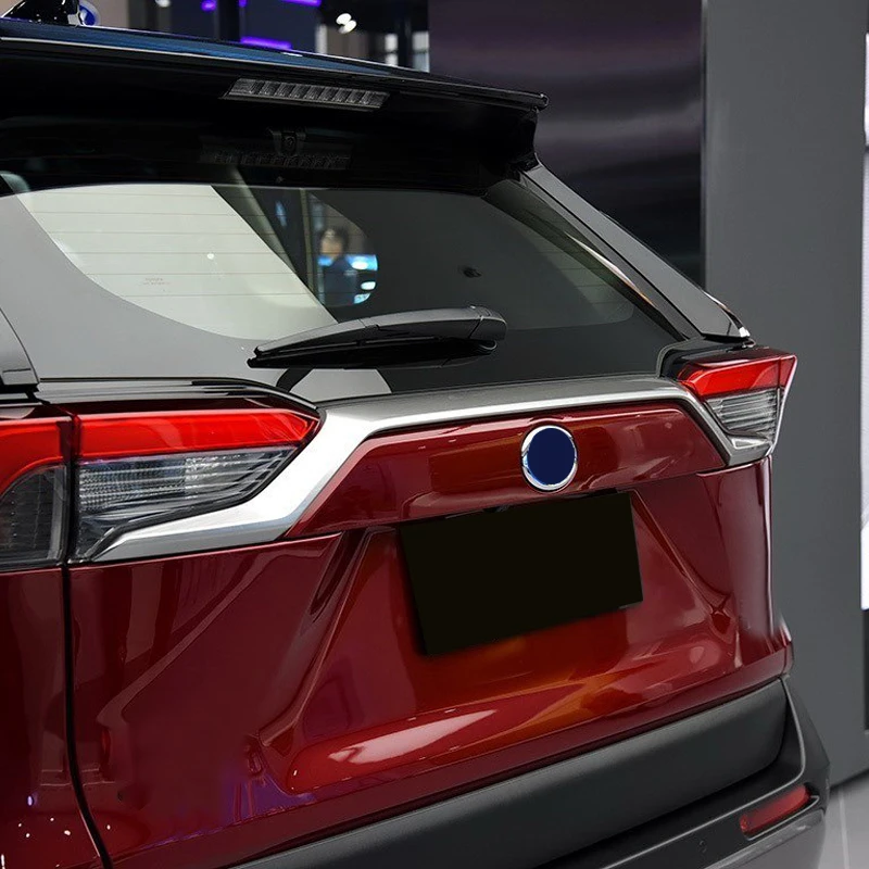 Для Toyota RAV4 RAV 4 2019 2020 ABS хром внешняя задняя дверь багажник крышка отделка
