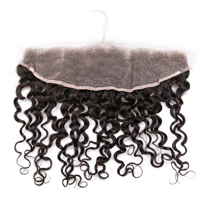 Hot Beauty Hair Lace Frontal Water Wave 413 Lace Frontal Brazilian Remy Human Hair 10-20 Inch Frontal (12)