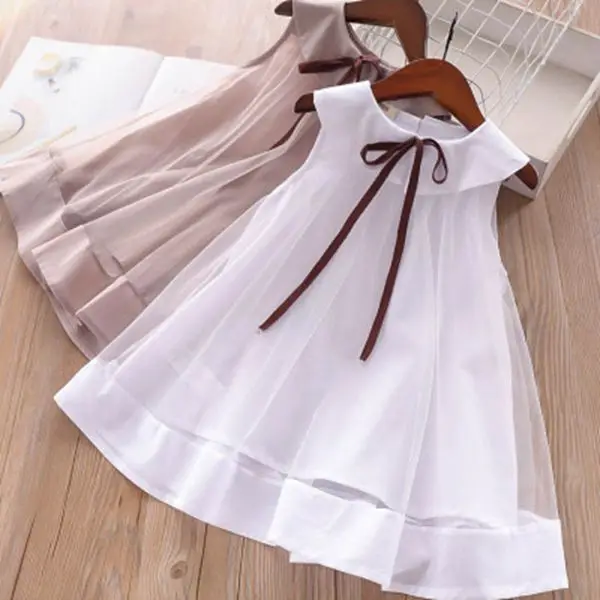 

Roimyal Wholesale Summer 2019 2-6 year old girl fashion lotus collar dress toddler kids cute party dresses free shippin