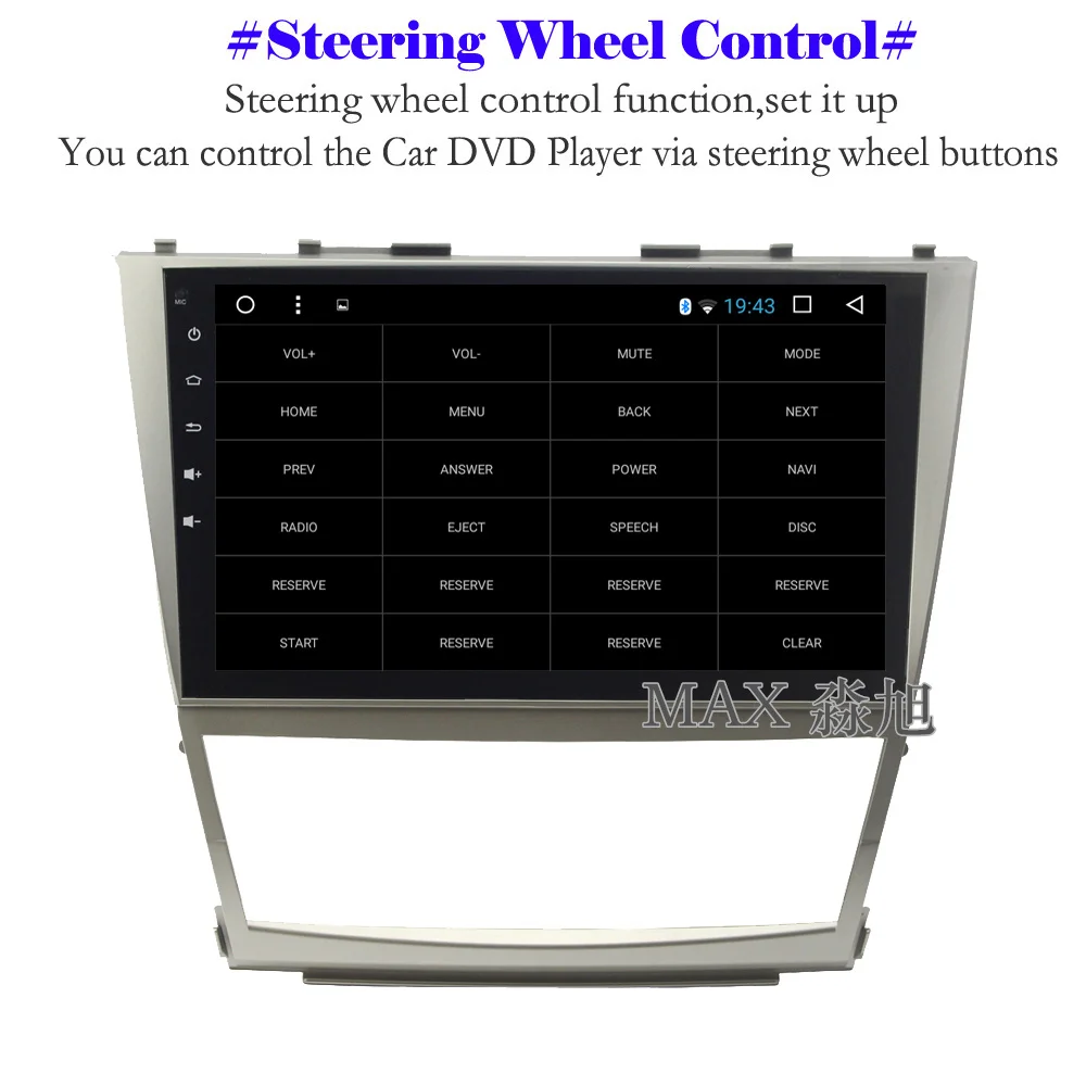 Excellent MAX GPS Navigation System Android 8.1 2G 32G Car DVD Player for Toyota Camry 2006 2007 2008 2009 2010 2011 Car Radio BT 4G WiFi 3