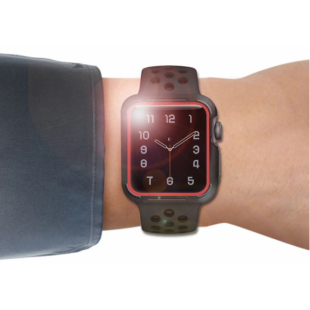 Guyo универсальный силиконовый чехол для Apple Watch тонкий защитный бампер чехол для Apple Watch 42mm серии 3 2 1 38 мм