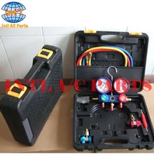 Манометр набор W/трубы R134a 134a R12 для авто кондиционера инструмент