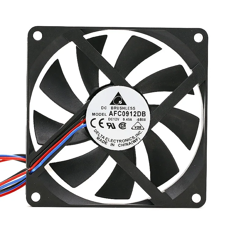الأصلي دلتا AFC0912DB 9015 90x90x15 ملليمتر ضئيلة 12 فولت 0.45A 3Pin أو 4pin PWM الكمبيوتر وحدة المعالجة المركزية برودة رقيقة التبريد مروحة الأصلي دلتا AFC0912DB 9015 90x90x15 ملليمتر ضئيلة 12 فولت 0.45A 3Pin أو 4pin PWM الكمبيوتر وحدة المعالجة المركزية برودة رقيقة التبريد مروحة