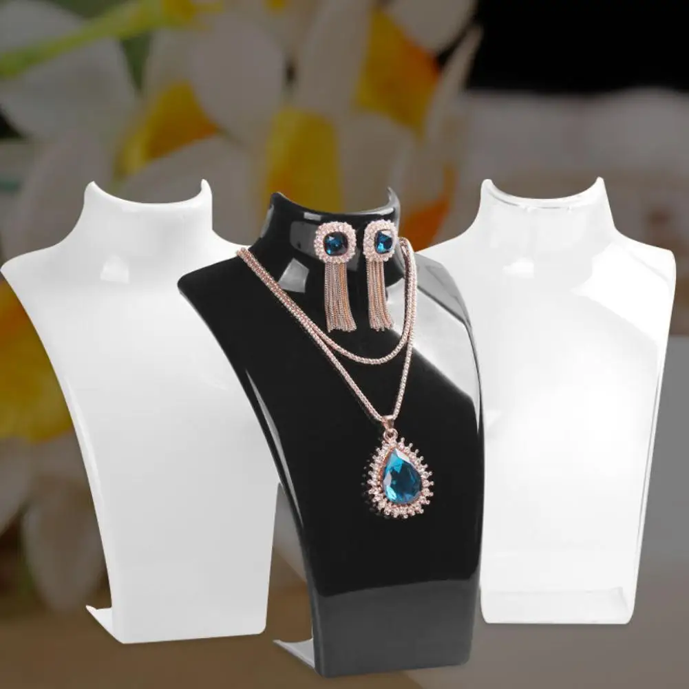 Ювелирные изделия ожерелье серьги пластиковый манекен бюст дисплей стенд Органайзер держатель высокое качество