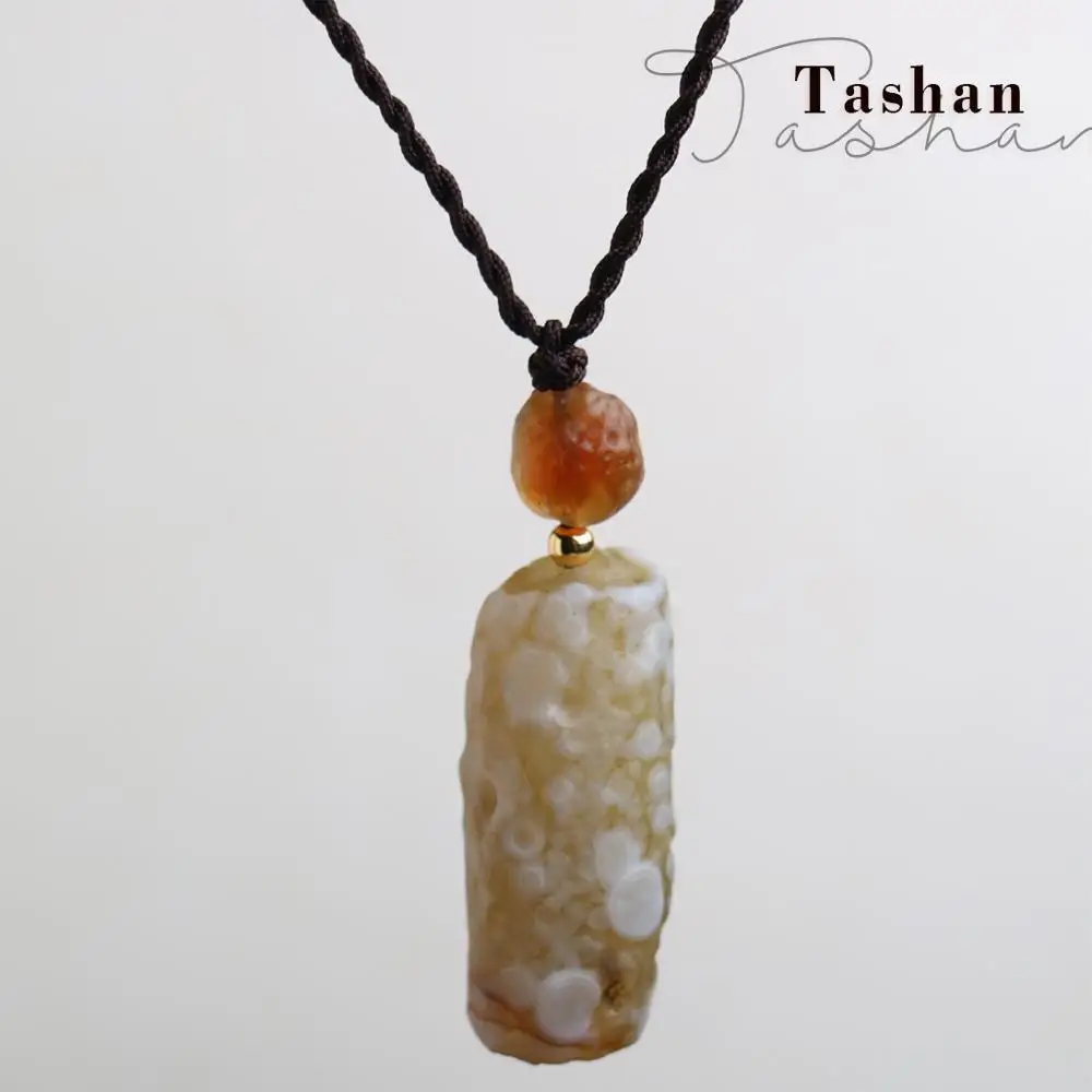 

2019 New Necklace pendant Men and women rope simple fashion National wind retro long necklace handmade Natural jewelry gift