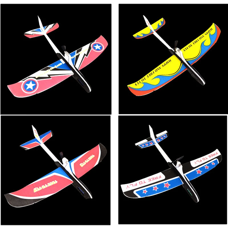 Детские игрушки сделай сам емкость ручной бросок летающий планер модель
