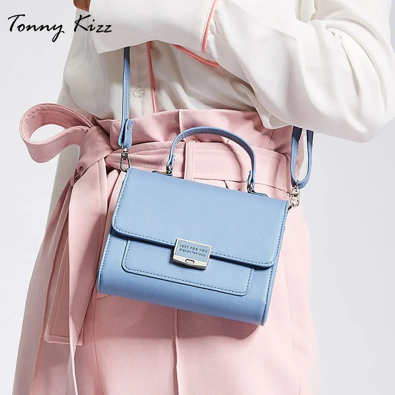 

Tonny Kizz lady handbags for women 2018 leather crossbody bags for women cute mini shoulder bags elegant messenger bags solid