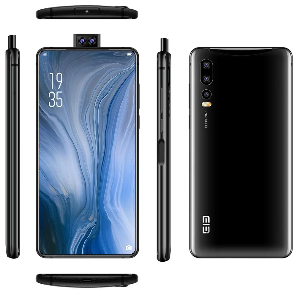 Elephone U2 6,2" FHD+ экран Face ID 6 ГБ+ 128G мобильный телефон Android 9,0 MT6771T Восьмиядерный 4G LTE смартфон