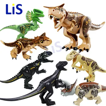 

Big Size Jurassic worlds Park 2Tyrannosaurus T-rex Indominus Rex Carnotaurus Indoraptor Dinosaur Building Blocks Toys Best Gifts