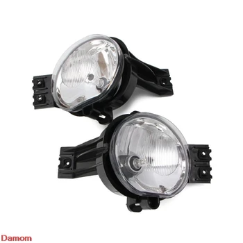 

A Pair Clear Fog Lights Driving Bumper Lamps For 02-08 Dodge Ram 1500 2500 3500 Pickup