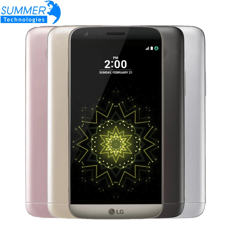 Original Unlocked LG G5 Mobile Phone Quad core 4GB RAM 32GB ROM 5 3 QHD IPS