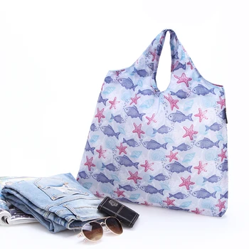 

Small Fish Custom Shopping Bag Promotional Grocery Tote Bag Available for Custom Bags