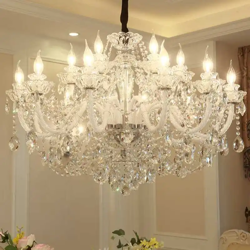 

Luxury LED Crystal Chandeliers Lighting lustre cristal For Living room Bedroom Hotel lampadario led Modern Large Chandeliers